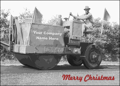 Paving Christmas Card