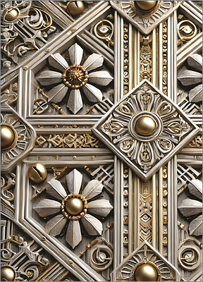 Architecture Christmas Card Style (Glossy White) 