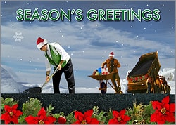 Asphalt Holiday Christmas Card