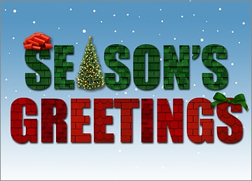 Asphalt Roofing Holiday Card