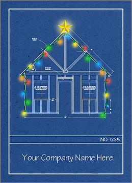 Blueprint Christmas Card