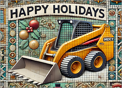 Bobcat Christmas Card Majestic