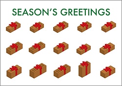 Brick Assortment Christmas Card