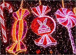 Bricklayer Christmas Lights Card