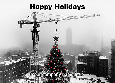 Building Seasons Greeting Card