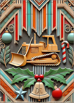 Bull Dozer Christmas Hypnotic