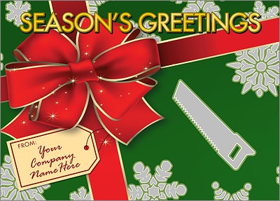 Carpenter Gift Wrap (Glossy White)