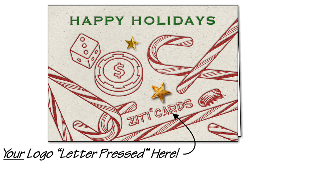 Carpenter Logo Candy Canes (Glossy White)
