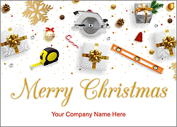 Carpenter Tools Holiday Card