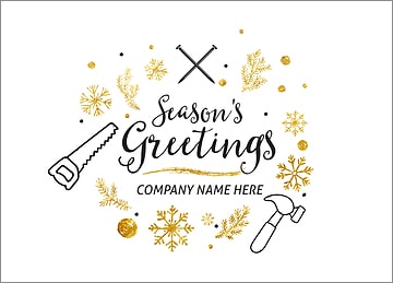 Carpenters Icons Christmas Card