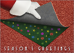 Carpet Installer Holiday Card