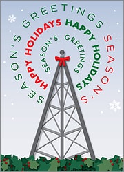 Cell Tower Greeting Card