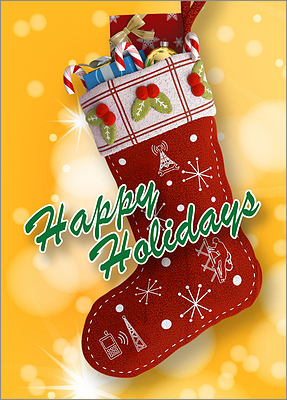 Cell Tower Stocking (Glossy White)