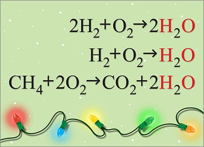 Chemical Engineer Christmas Equation (Glossy White) 
