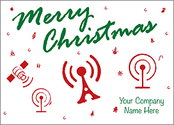 Christmas Cell Tower Card