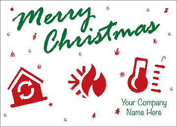 Christmas HVAC Card