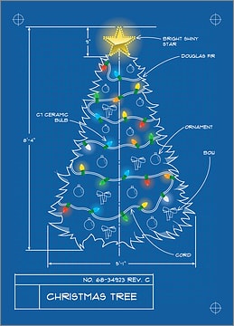 Christmas Tree Blueprint