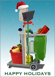 Cleaning Service Christmas Card