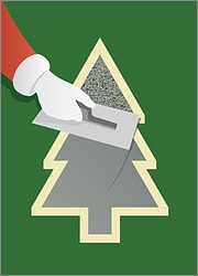 Concrete Christmas Tree