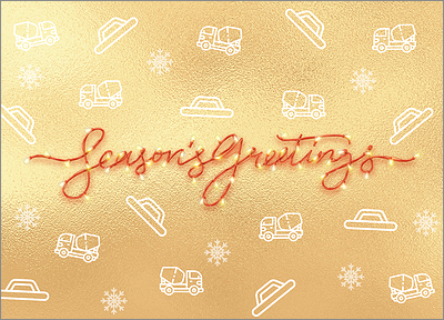 Concrete Gold Card (Glossy White)