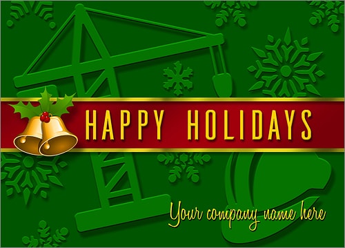 Home Builder Christmas Cards Personalized For Your Business