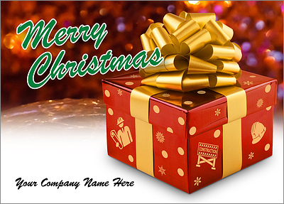 Construction Christmas Gift Card