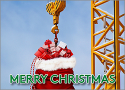 Construction Holiday Card