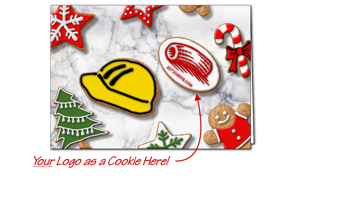 Construction Logo Cookies (Glossy White)