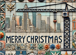 Crane Christmas Card Soothing