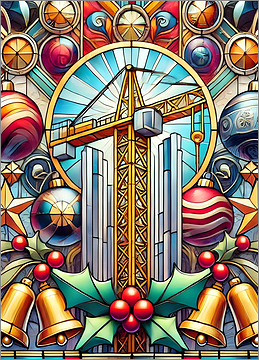 Crane Christmas Card Wondrous