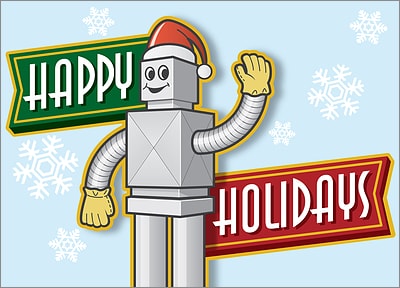 Ductwork Santa (Glossy White)
