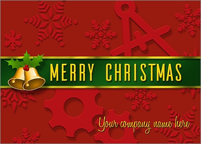 Engineering Card Red (Glossy White) 