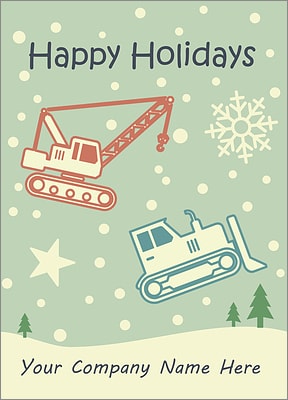Equipment Snowfall Card (Glossy White)