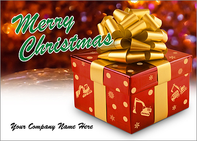 Excavator Christmas Gift