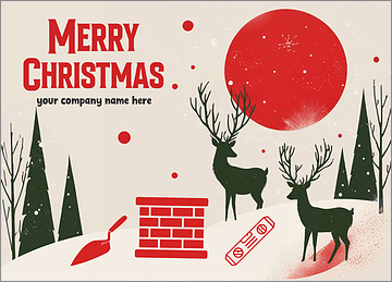 Festive Bricklayer Card