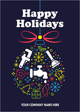 Festive Faucet Card