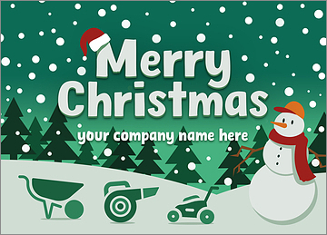 Festive Lawn Care Card