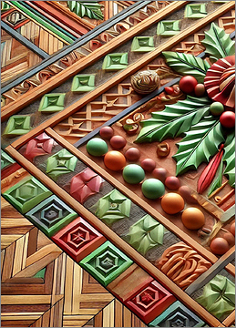 Flooring Christmas card Impressive