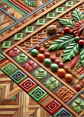 Flooring Christmas card Impressive