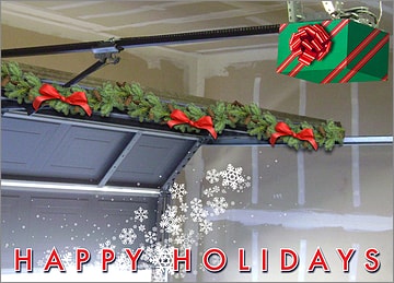 Garage Door Greeting Card