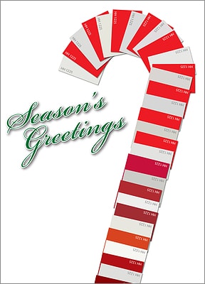 Greeting Card Paint Swatches (Glossy White)