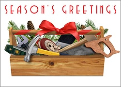 Handyman Christmas Card