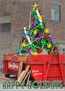 Haulaway Christmas Tree Card