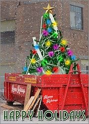 Haulaway Christmas Tree Card