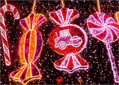 Heavy Equipment Christmas Lights (Glossy White)