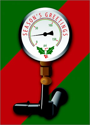 Holiday AC Gauge (Glossy White)