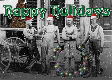 Holiday Card Linemen