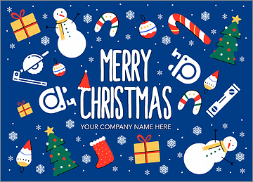 Holiday Carpentry Card