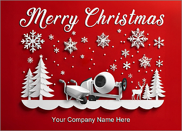 Holiday Cement Card