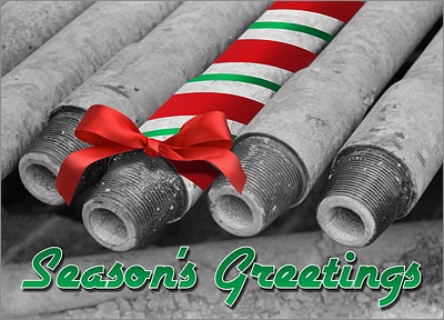 Holiday Drill Pipe (Glossy White)